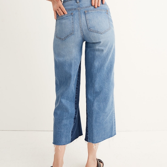 Madewell Wide-Leg Crop Jeans: Gusset Edition - Picture 9 of 9